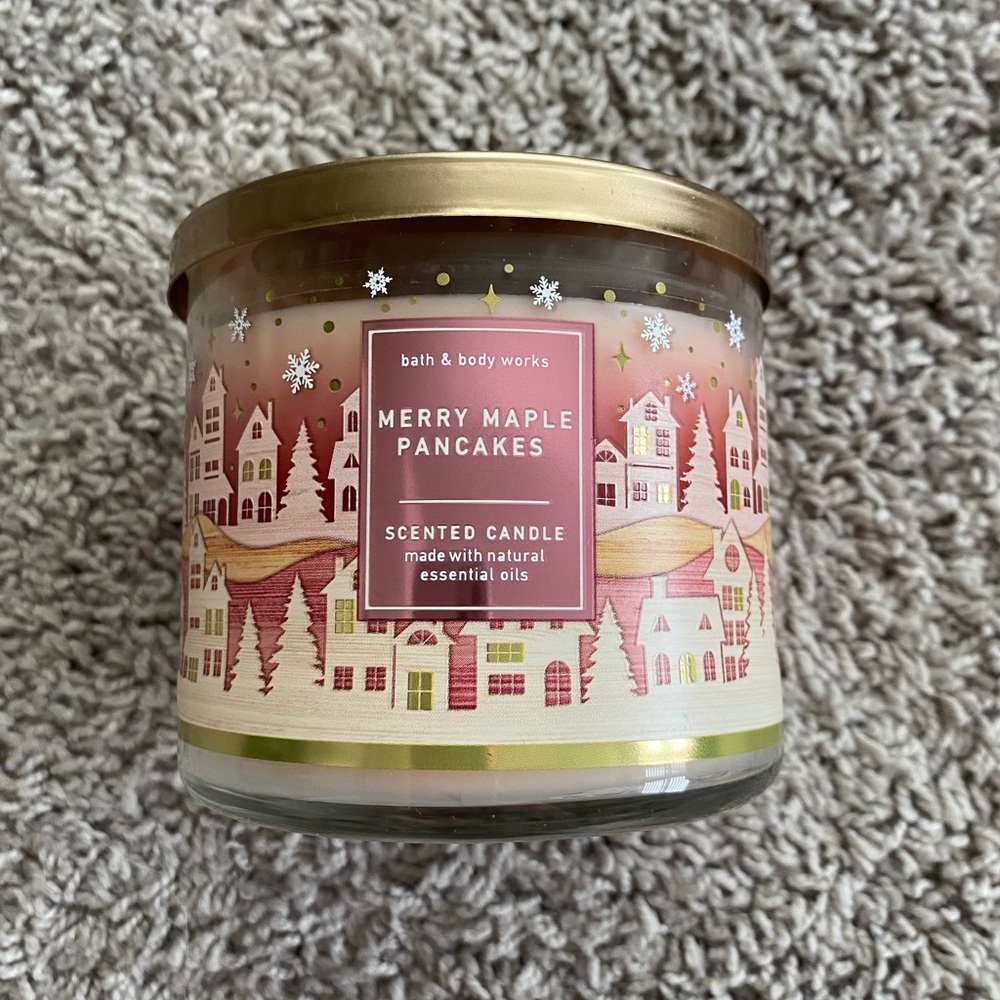 Merry Maple Pancakes candle